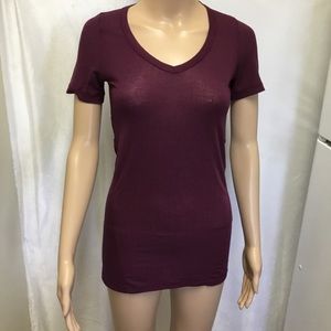 Lululemon Burgundy Shirt Sleeves Top Size unknown